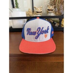 Rare NY Mets Logo "1987" The 7 Line 59Fifty New Era Hat Cooperstown Collection